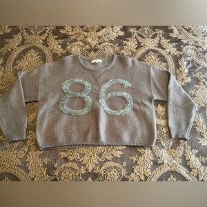 Dance & Marvel Chunky '86 Women's Grey Sweater M/L Great condition! Pre-Owned